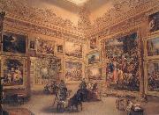 Frederick Mackenzie The National Gallery when at Mr J.J Angerstein's House,Pall Mall painting